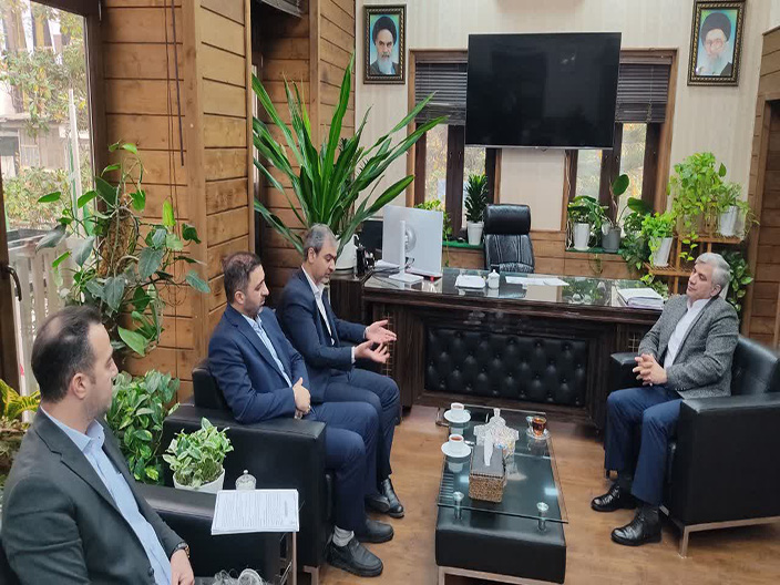 دیدار مدیر ارشد بانک مهر ایران در گلستان با قائم مقام شهردار گرگان